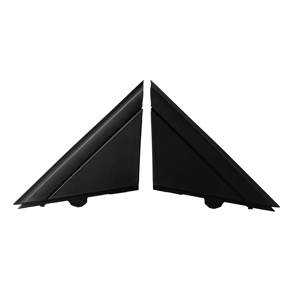 

High Quality Rear Mirror Triangle Trim Plate 1x Mirror Flag Cover Moldings 1SJ85KX7AA 2pcs For Fiat 500 2012-2019
