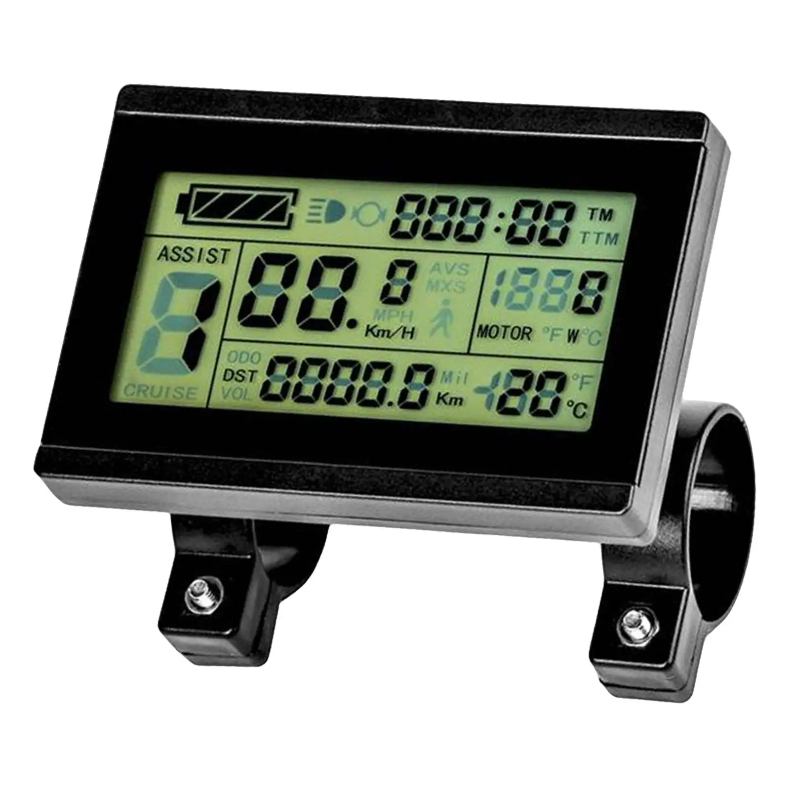

E Bicycle LCD3 Display Meter Waterproof for 24V 36V 48V Controller