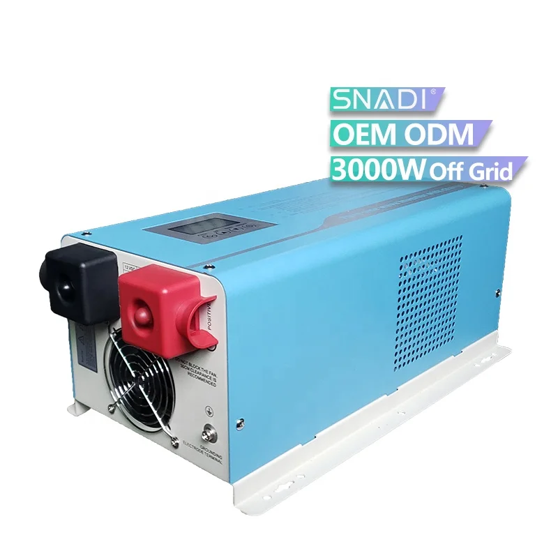 

Off Grid Inverter 12v 24v 48v 110v 220v 3000w Pure Sine Wave Inverter With Charger