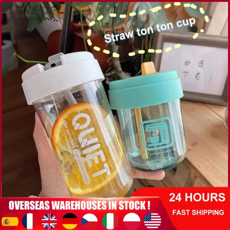 

320/480ml Water Bottles Portable Leakproof Baby Feeding Cups Creative Drinkware Drinking Learning Sippy Kettle Water Cup