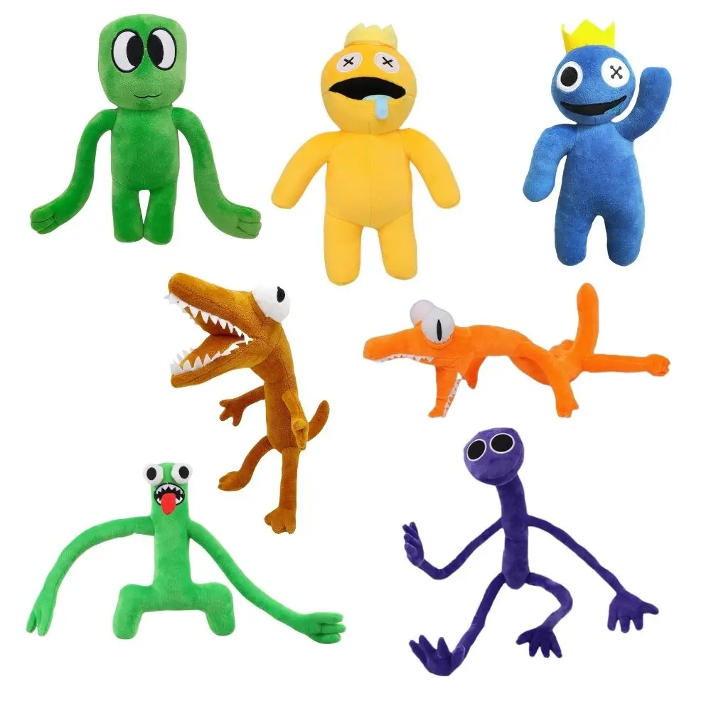 

30cm rainbow friends plush doll toy cartoon game character doll Kawaii blue monster soft plug toy child Christmas Gift