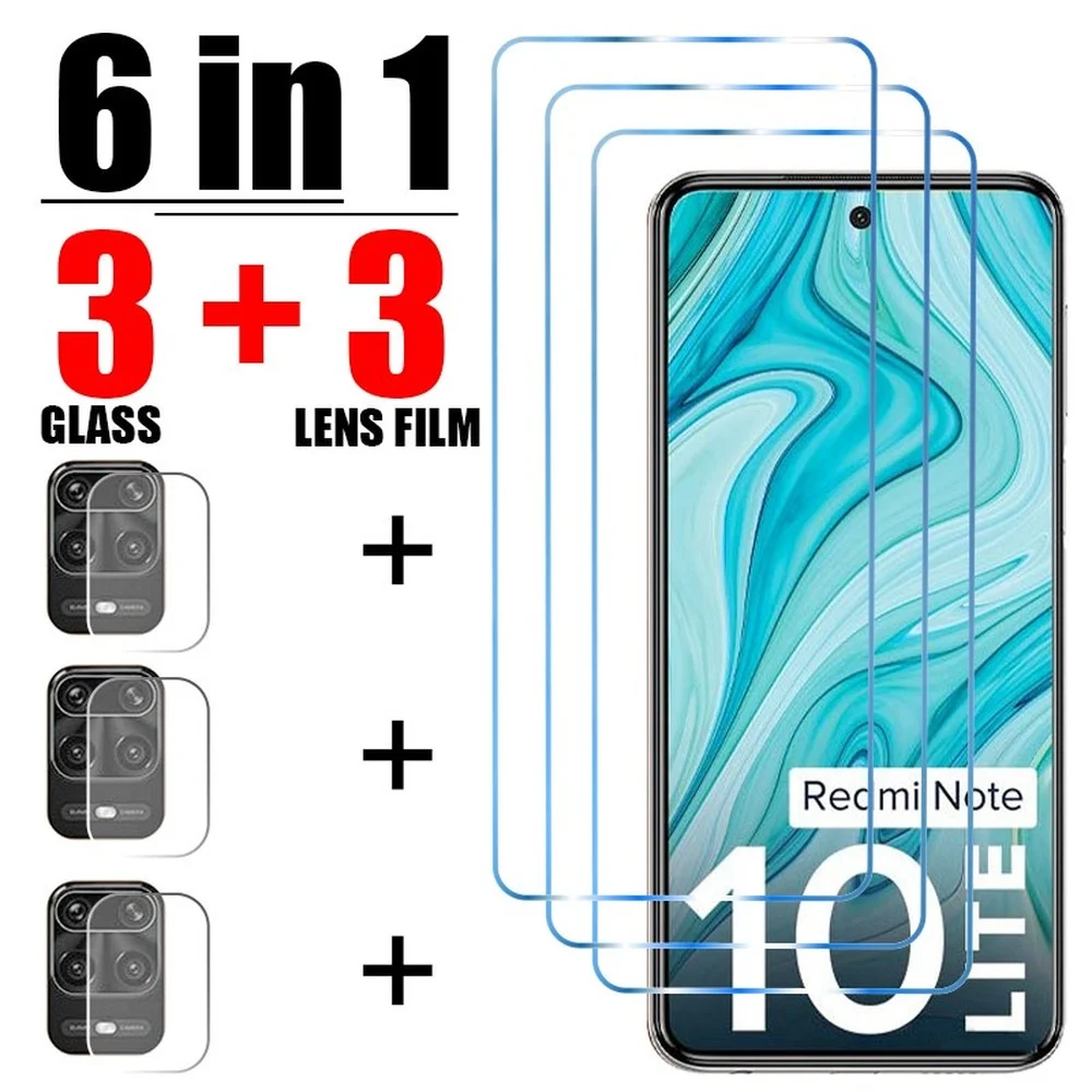 

Защитная пленка 6 в 1 для Xiaomi Redmi Note 11 Pro 4G 9 8 7, закаленное стекло для Redmi Note 10, 7 Pro, 5A, 6A, 9A, 9AT, 9C, пленка для объектива NFC