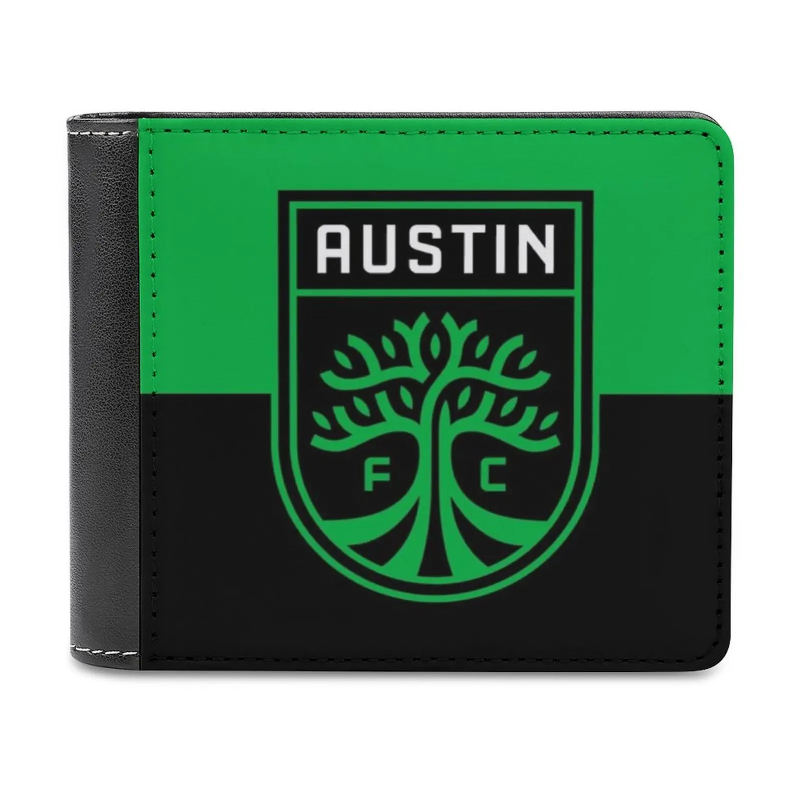 

Austin Pattern Leather Men's Wallets Hot Selling New Men's Wallet Trend Card Pack Purse Austin Texas Austin Soccer Soccer Us