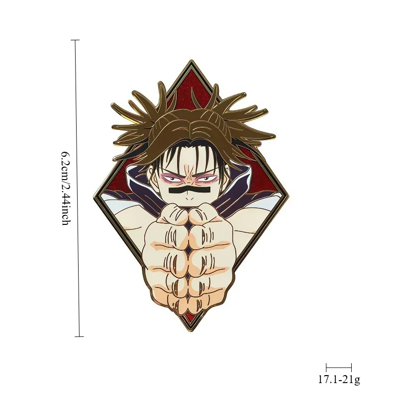 Аниме-значки и броши по Jujutsu Kaisen: эмалевые значки, кавайные подвески, броши для рюкзаков, одежды, лацканов, косплей-игрушки (art.: 3920dbe59f5f0) - 3920dbe59f5f0