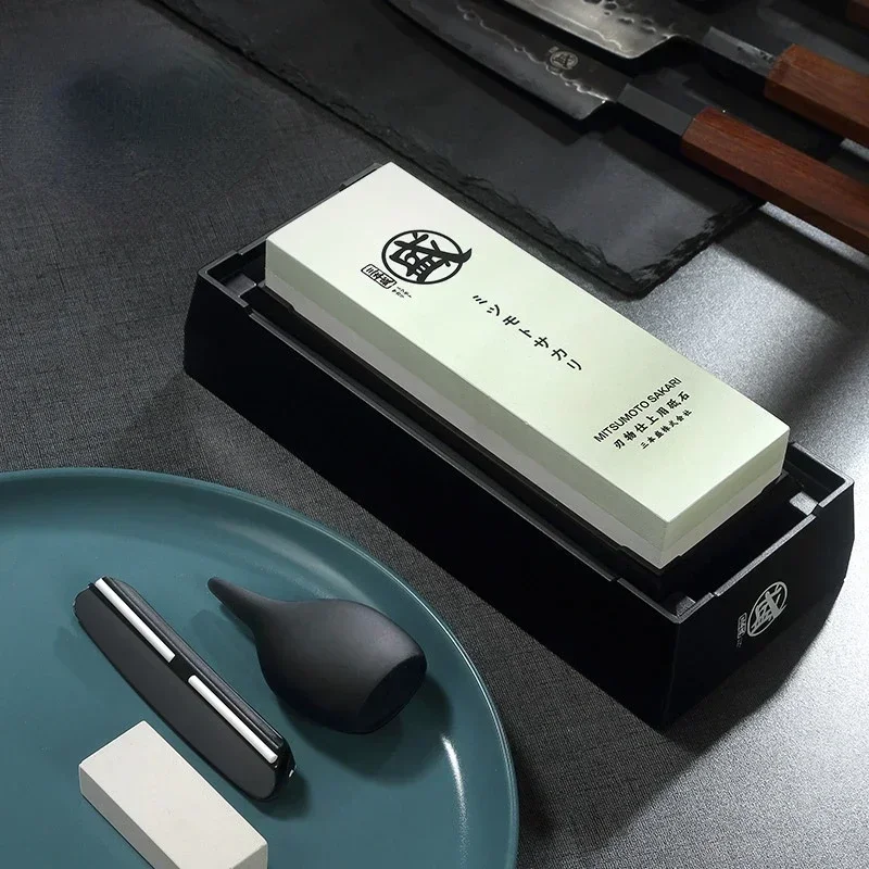 Японский точильный камень бытовой коммерческий профессиональный с открытыми