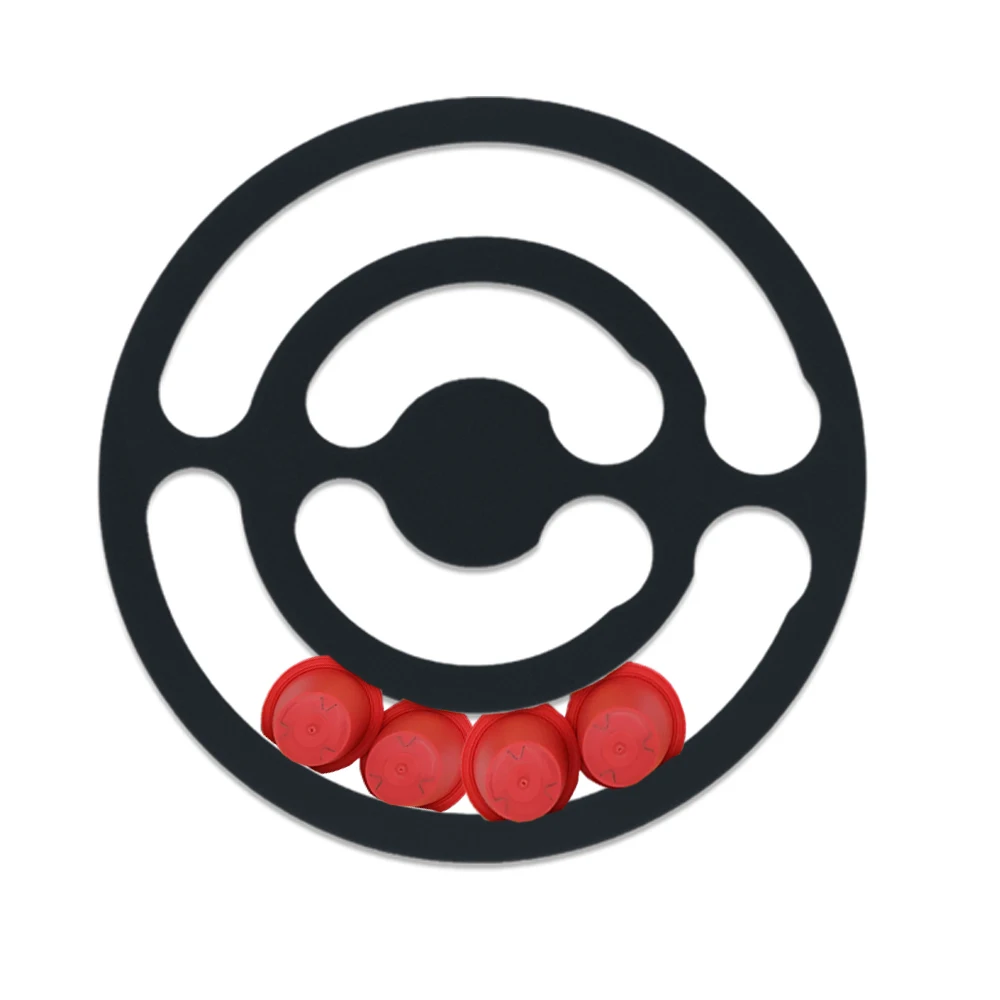 

Алюминиевые круглые подставки для кофейных капсул, подставка для кофейных зерен, стойка-органайзер для капсул для кофе Nespresso