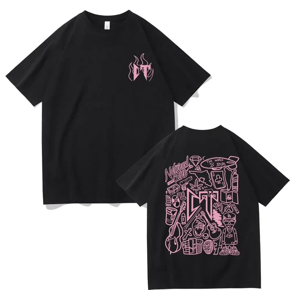 Футболка Мужская/женская оверсайз с графическим принтом в стиле хип-хоп