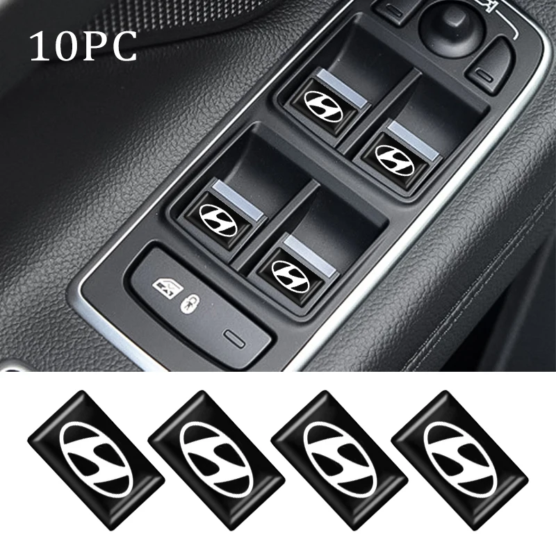 

10/20pcs 3D Car Styling Hyundai Emblem Sticker Decoration Badge Decal For Sonata Elantra Tucson Creta I30 Ix35 I40 IX20 Accent