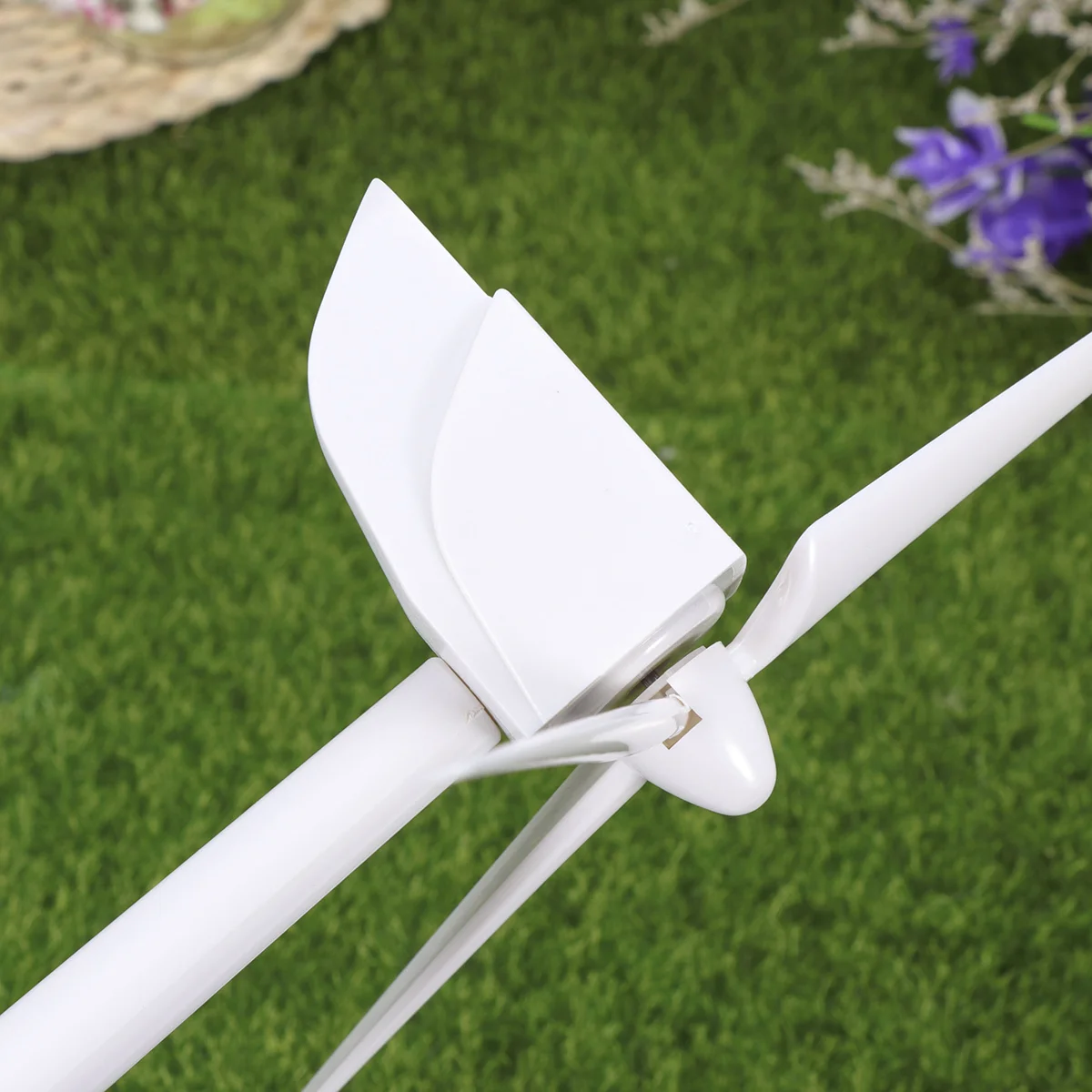 Turbina Model Wiatraki Zabawki Zmontowany wentylator Zasilany energią słoneczną Pulpit Dziecko
