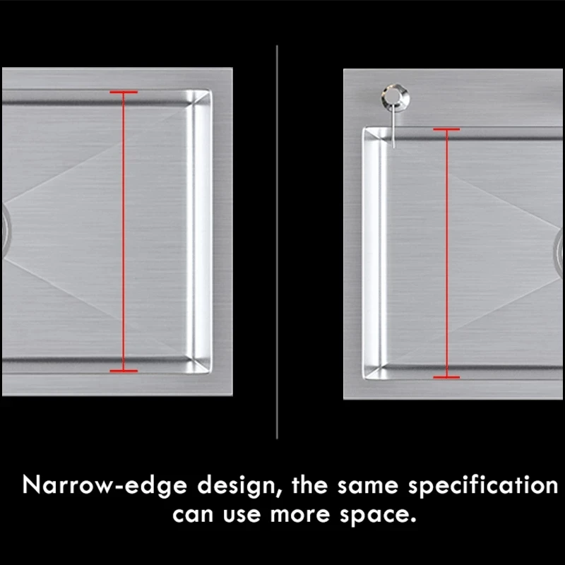 304 кухонная раковина из нержавеющей стали Topmount или Undermount Одиночная для дома