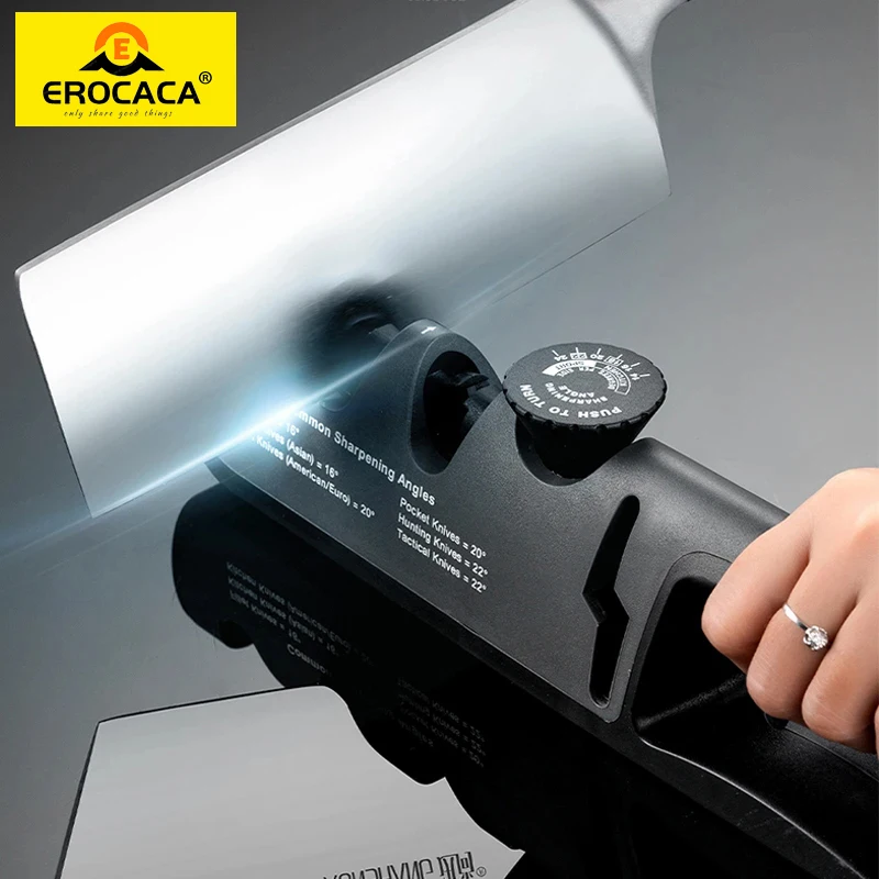 

Knife Sharpener Angle Adjustable 4 Stages Scissors Sharpening stone Professional Kitchen Grinder knives Whetstone Sharpener Tool