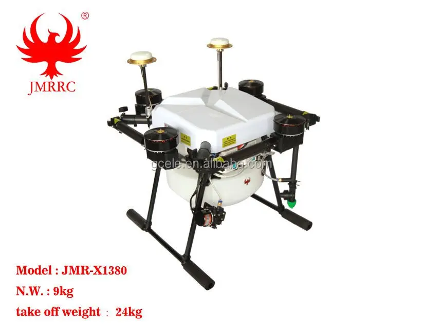 

JMRRC 10L 10KG Battery Sprayer UAV Drone 4-Rotor Cargo Drone CNC Drone With Radio Control