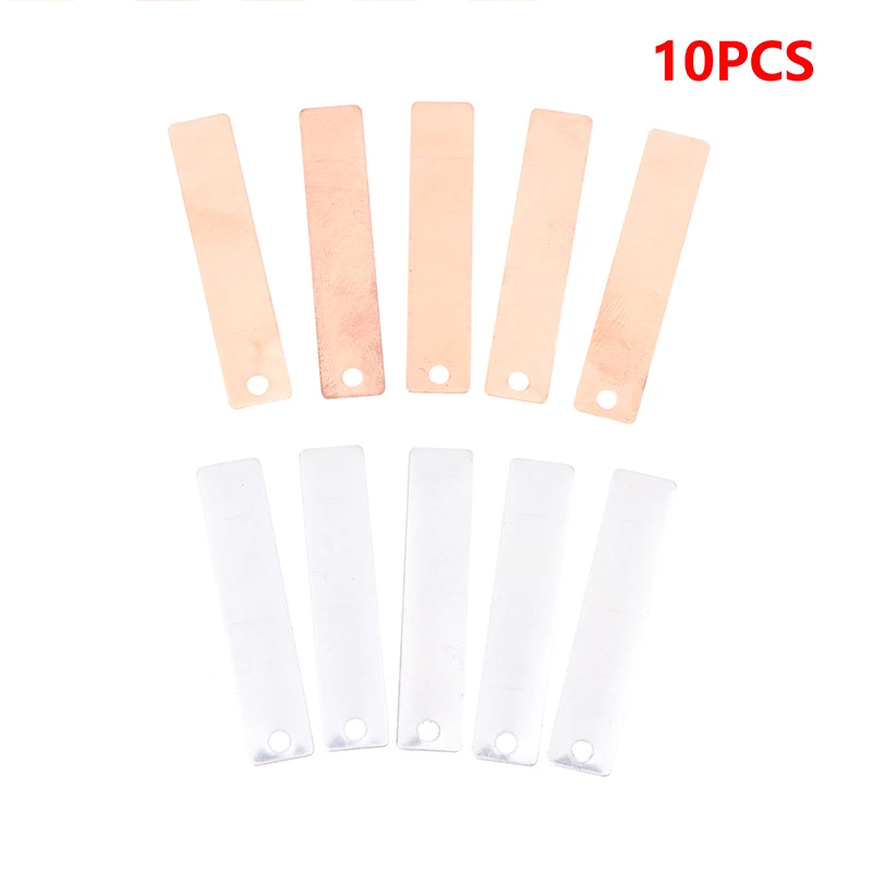 10 шт. медный лист Цинковый электрод лента анод для гальванической пластины