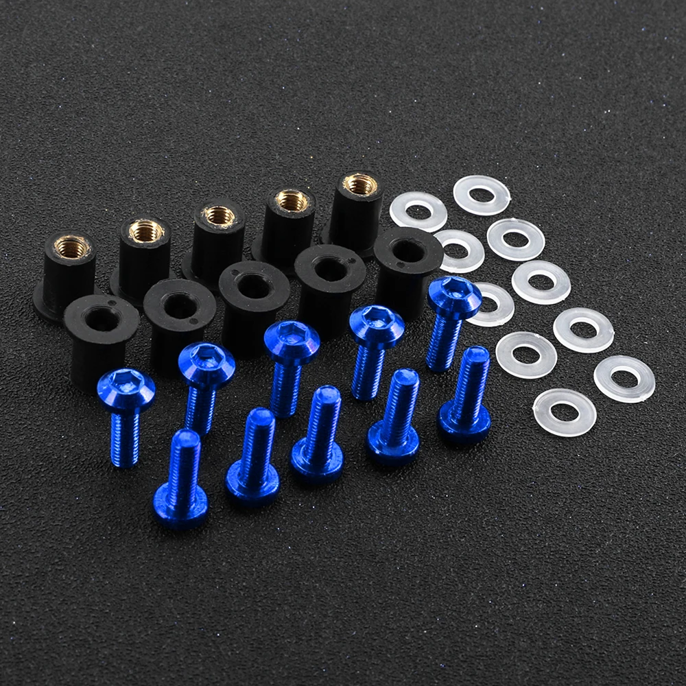 

Для YAMAHA T MAX 530 DX TMAX 530 SX T MAX 500 TMAX 500 TMAX 560 2001-2023 2022 5 мм 10 шт. болты для лобового стекла, комплект крепежных винтов и гаек