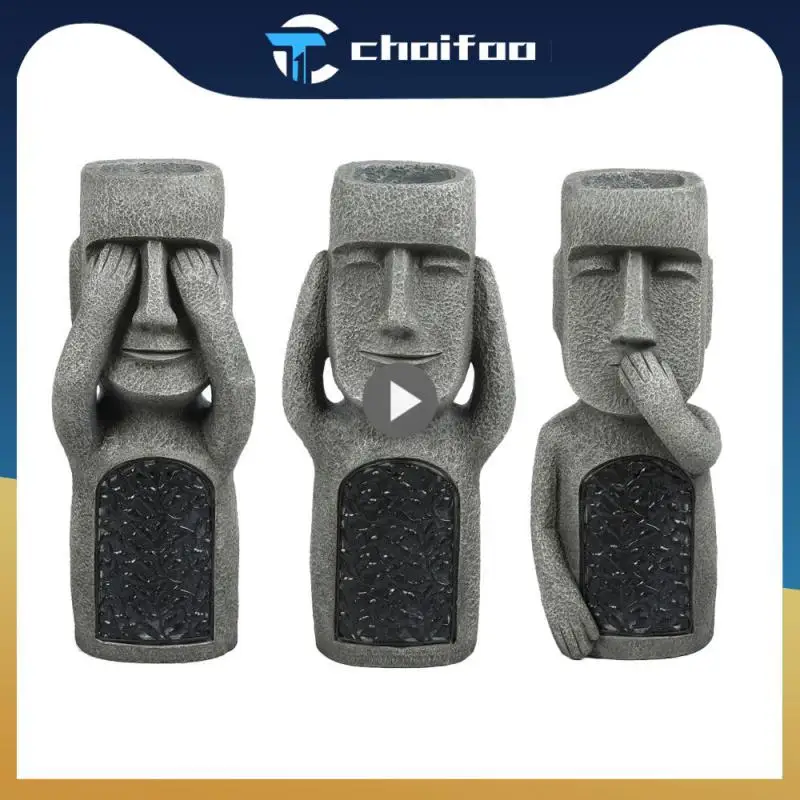 

Resin Sculpture Decoration Planter Flower Pot Vase Planter Tabletop Home Crafts Display Window Model Room Soft Decoration