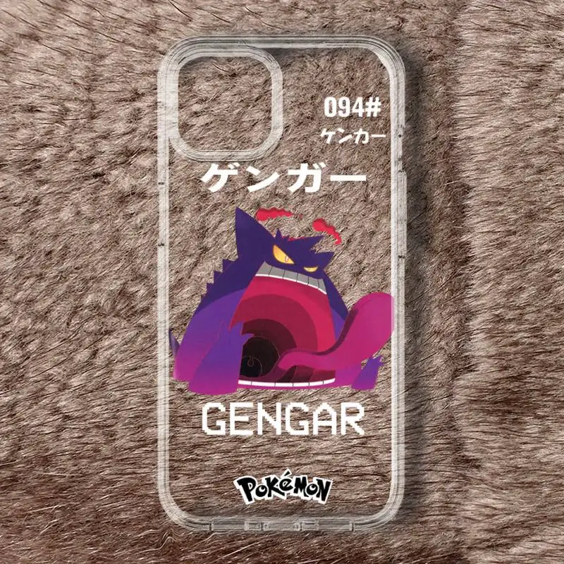 G-Gengars Anime Phone Case For Samsung GalaxyS20 S21 S30 FE Lite Plus A21 A51S Note20 Transparent Shell