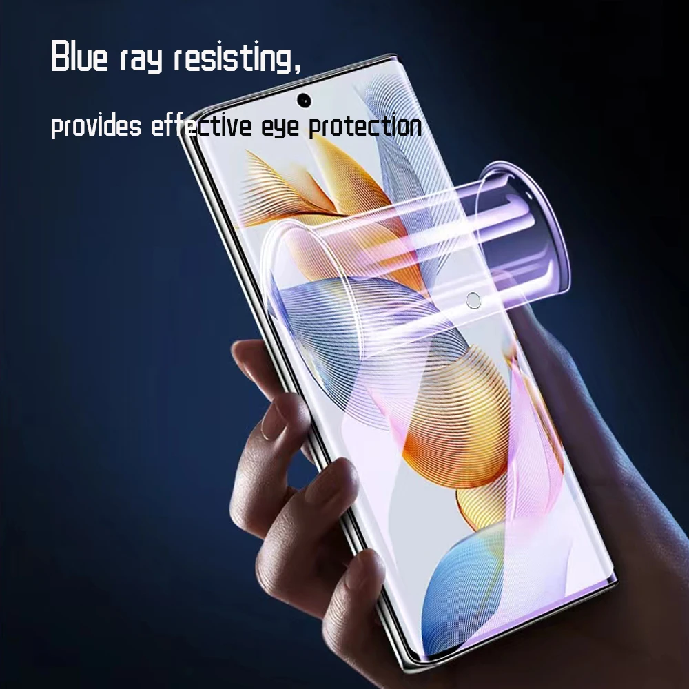 Защитная пленка для экрана Honor 90 X50 X50i 80 GT 70 pro plus Flat 60 SE 50 lite Гидрогелевая не стекло 3