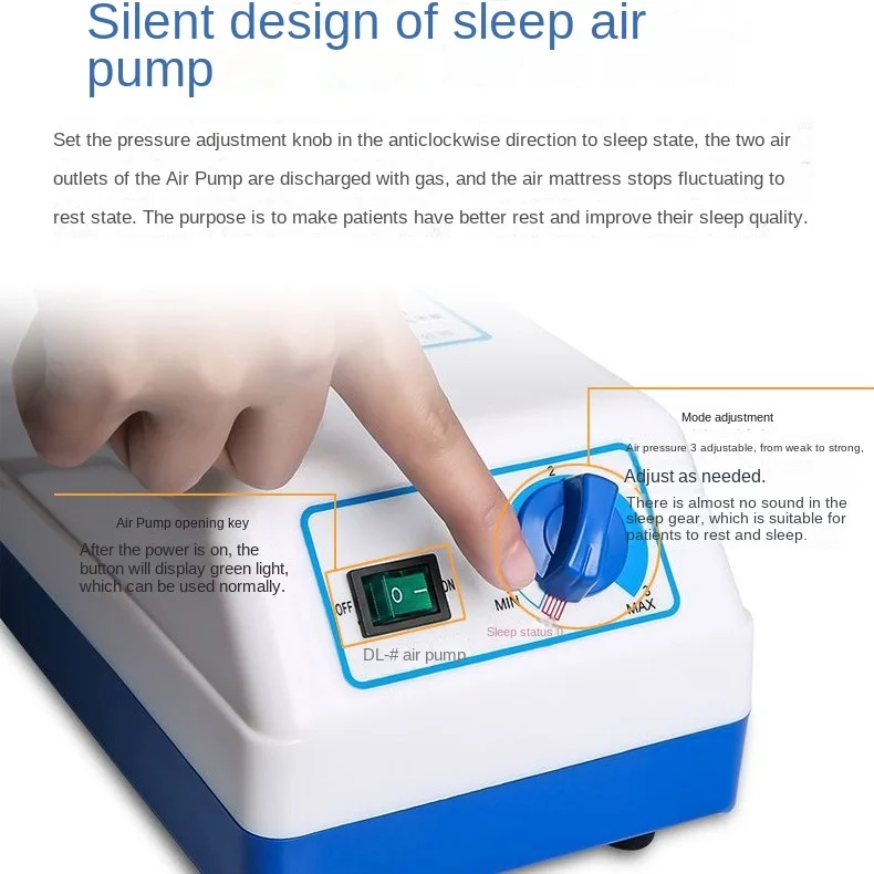 Надувной матрас из ПВХ для пожилых людей с функцией воздушного насоса