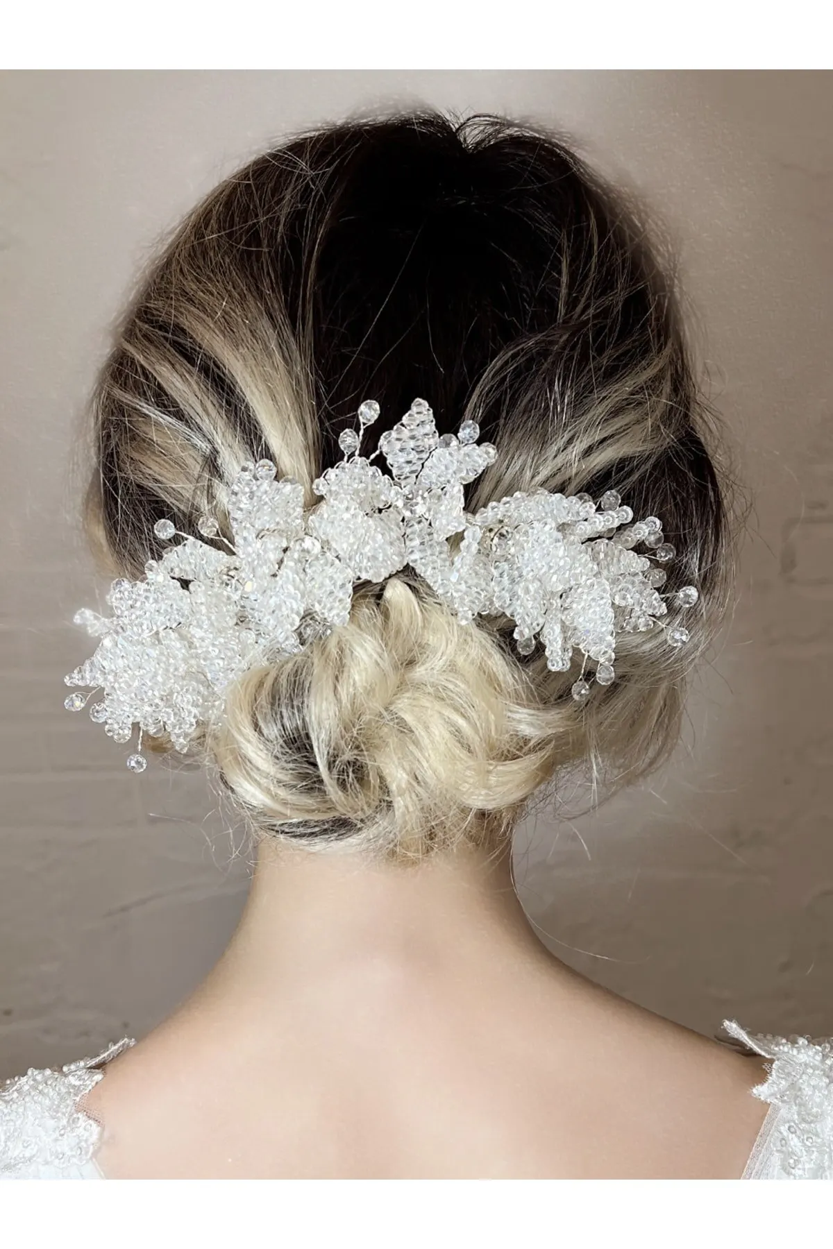 

Bridal Accessories Ice Crystal Bridal Hair Accessory Wedding Handmade For Bride And Bridesmaids