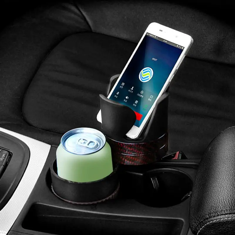 

Water Cup Holder 360 Degrees Rotatable Universal Cup Holder Dual Purpose 3 In 1 Car Drinking Bottle Holder