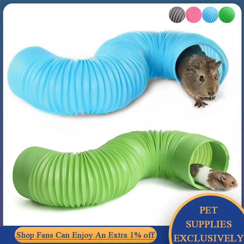 Pet Hedgehogs Hamster Tunnels Ferret Tunel Guinea Pig Play Toys Telescopic Training Tubes for Small Animals Chasing Game Maze