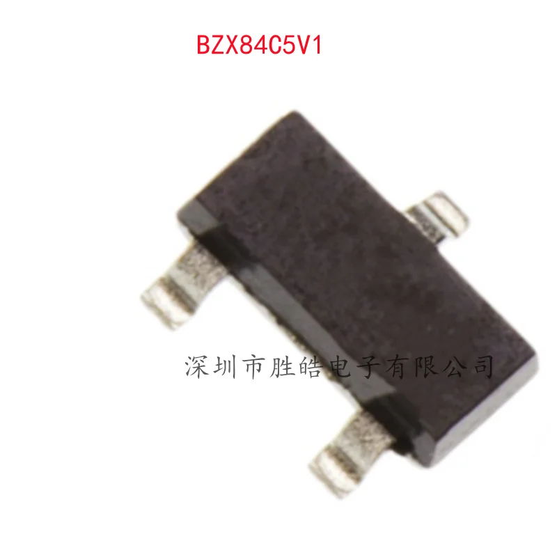 (100PCS)  NEW  BZX84C5V1   84C5V1   Silk Print Z2  Voltage Regulator Diode  5.1V   SOT-23  BZX84C5V1    Integrated Circuit
