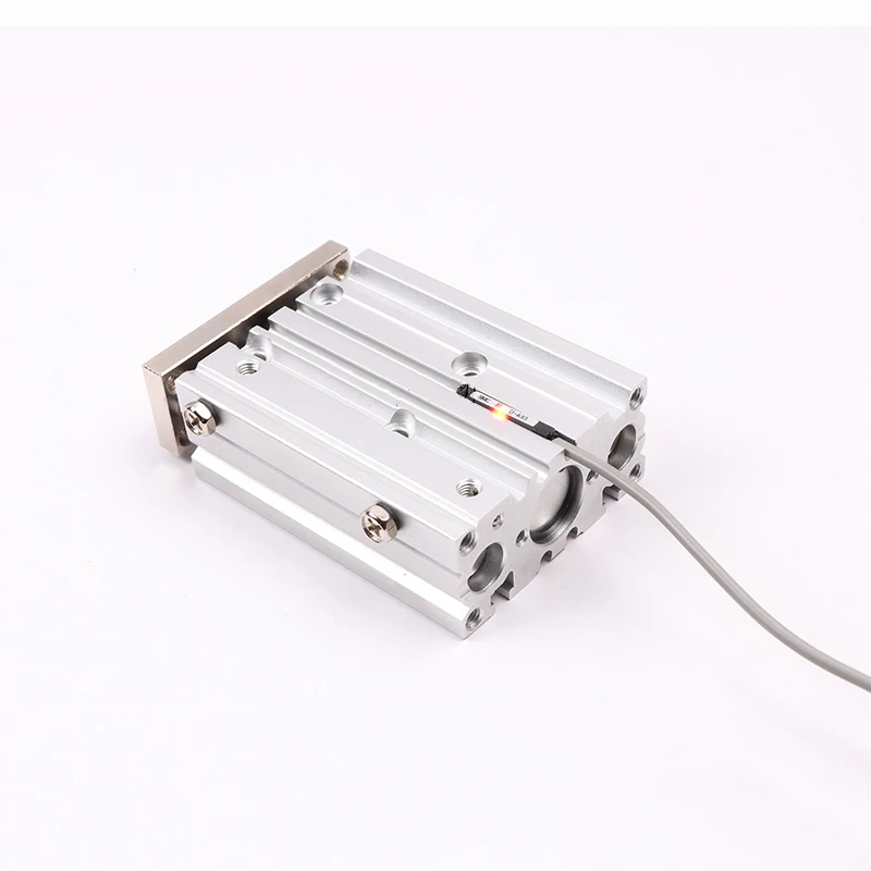 Направляющий стержень цилиндр MGPM12 MGPM16 фоторезьба 10-175 компактный пневматический