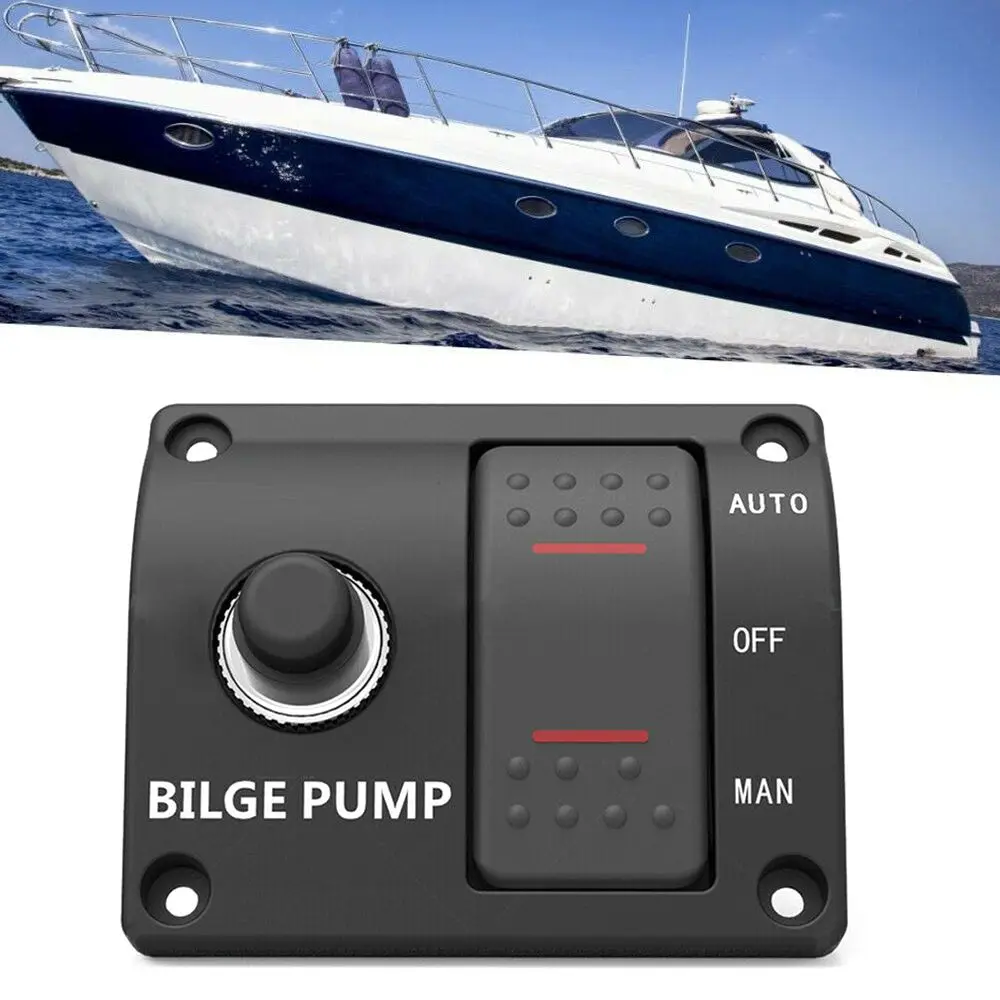 

Accessories Off Auto 12V/24V Yacht Marine Rocker Bilge Pump Switchs Boats Panel