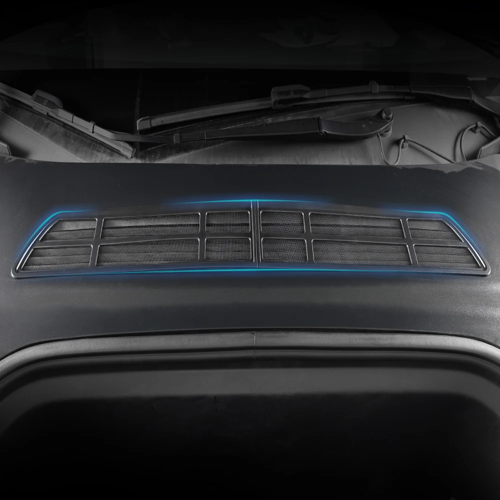 Защитная Сетка Для Tesla Y Решетка Переднего Бампера Крышка Конденсатора