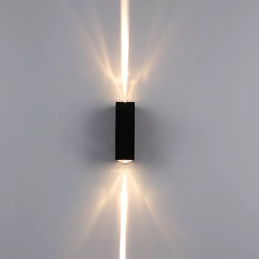 

2022New 6w 12w Aluminum Wall Lights Outdoor Waterproof Wall lamp Patio Porch Garden Lights Up and Down Wall Sconces BL72