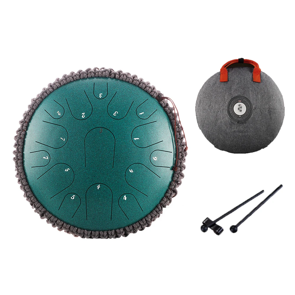 NEW ethereal drum steel tongue drum 13 inch 15 note musical instruments handpan drums percussion instrument Drum sticks Beginner enlarge