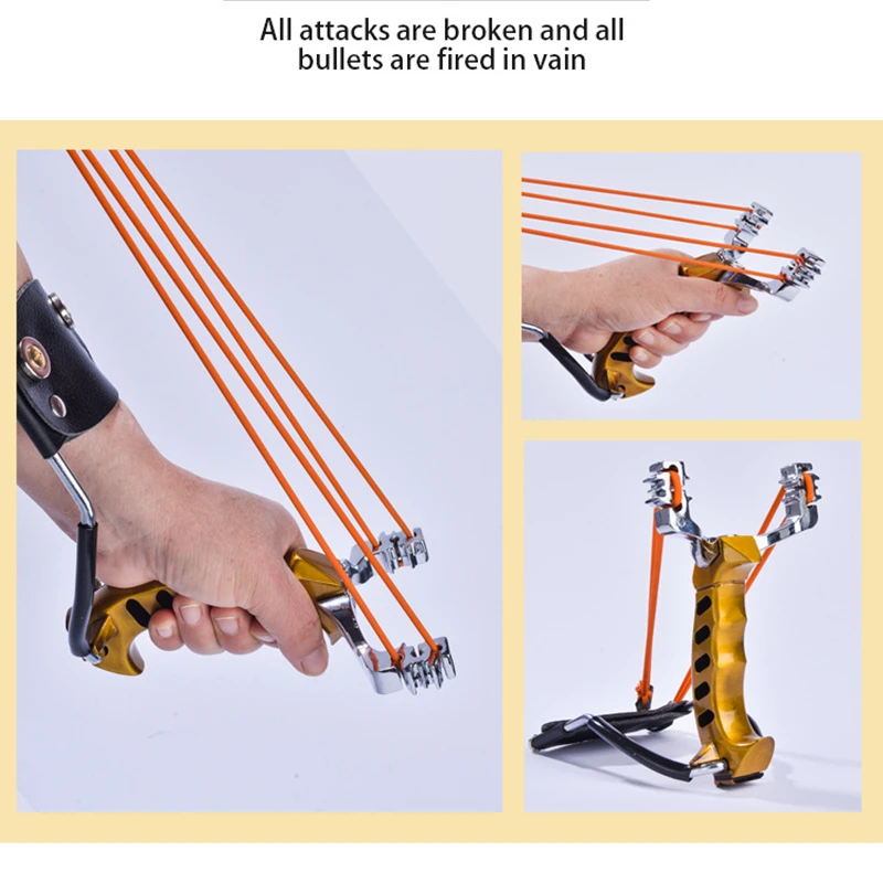 Новинка 2022 Рогатка для охоты на открытом воздухе большая мощность 3-жильный