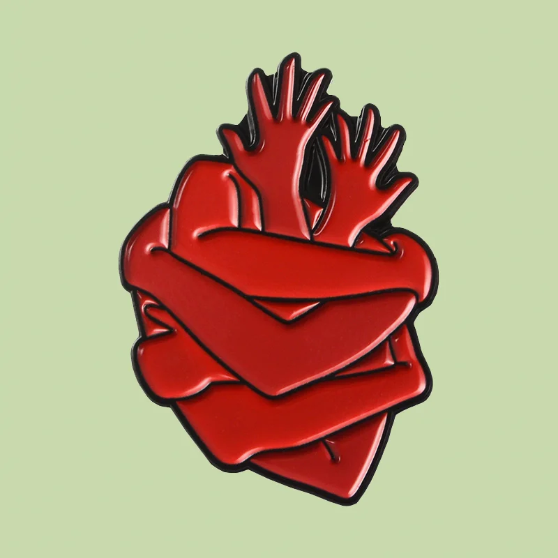 

High Quality Heart Shape Anime Manga Hard Enamel Pin Child Jewelry Gift Cartoon Cute Style Brooch Backpack Badges