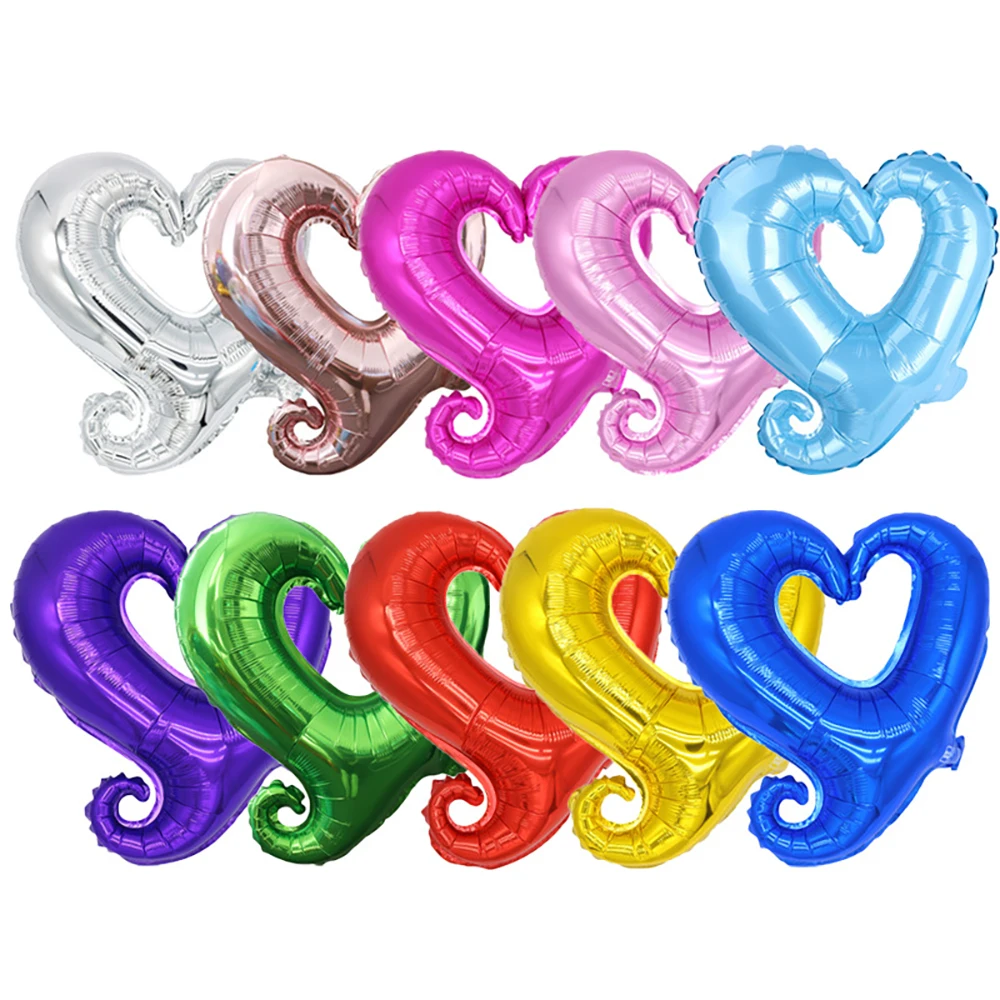 

Wedding Decoration Balloons Heart-shaped Foil 16 Inches Balloons Wedding Room Valentine's Day Party Decorations Anniversaire