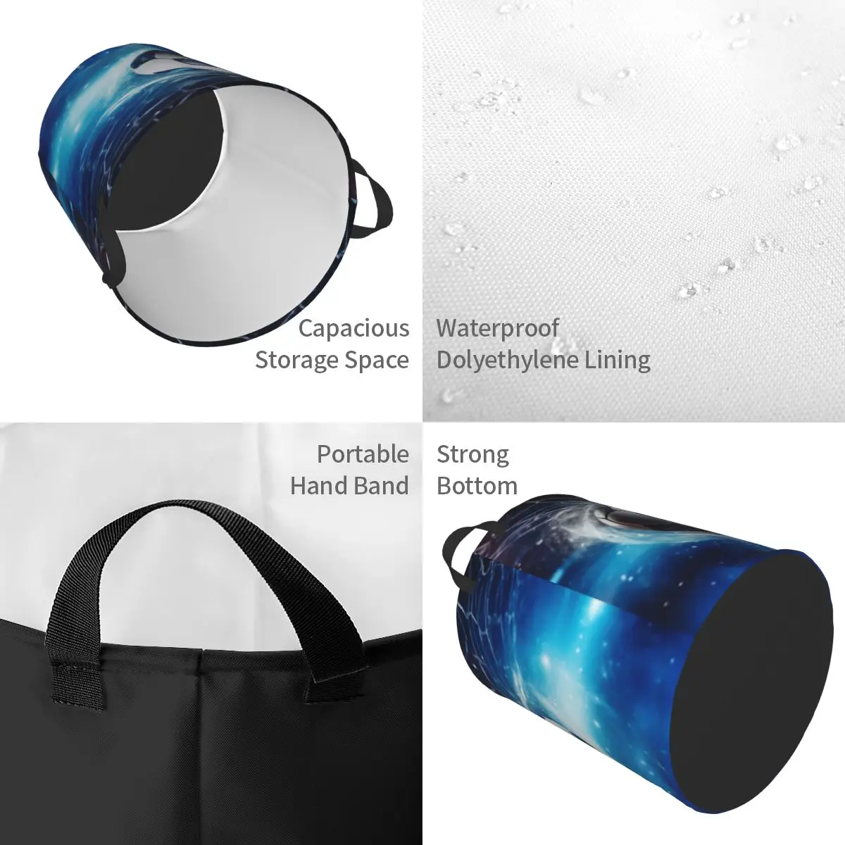 Складная корзина для грязной одежды футбольный мяч с сеткой хранения детей и