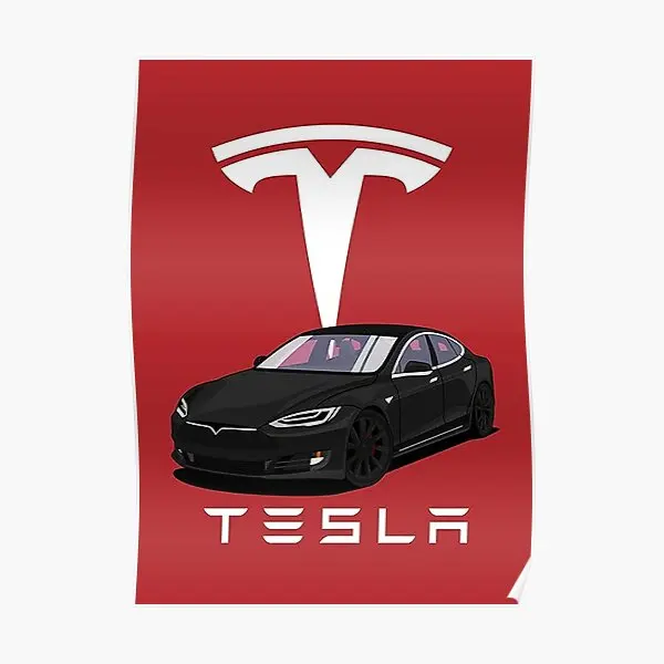 

Tesla Poster Print Room Painting Vintage Mural Wall Home Funny Picture Art Decoration Modern Decor No Frame