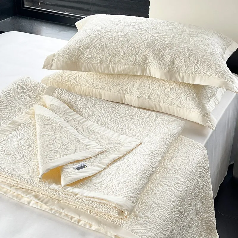 Итальянское высококачественное покрывало на кровать комплект из трех предметов