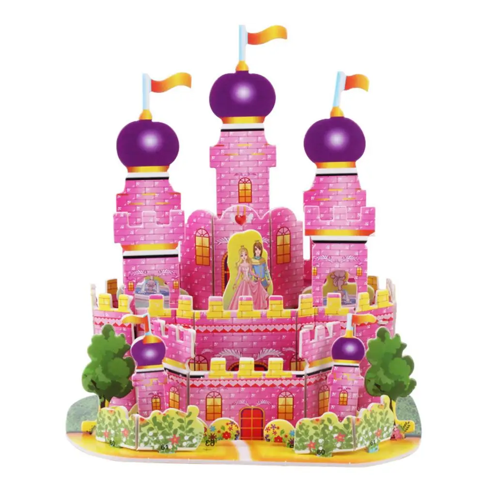 

Children Foam Board Three-dimensional Puzzle DIY Play Art Craft Cartoon Early Learning Educational Toys Christmas Birthday