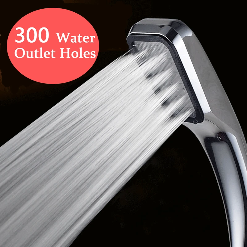 

Shower Head 300 Holes High Pressure Rainfall Shower Bathroom Accessories ABS Sprayer Nozzle 2022 Portable Ducha Лейка Для Душа