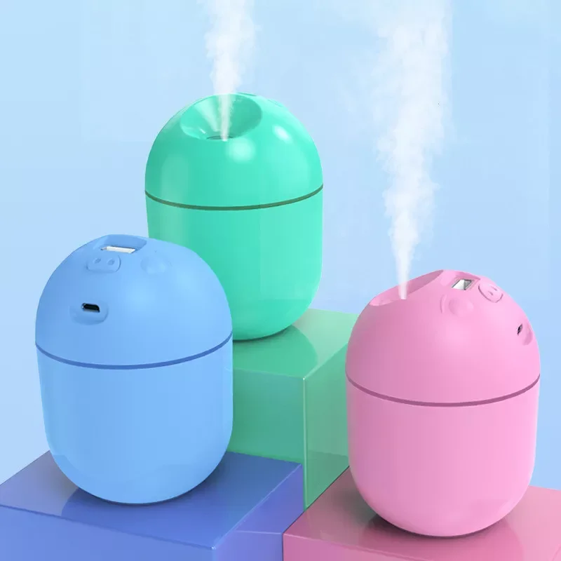 

Large Air Diffuser USB Capacity Small Cute Pig Portable Alcohol Humidifier for Home Bedroom Mini Humidifier Nawilzacz Powietrza
