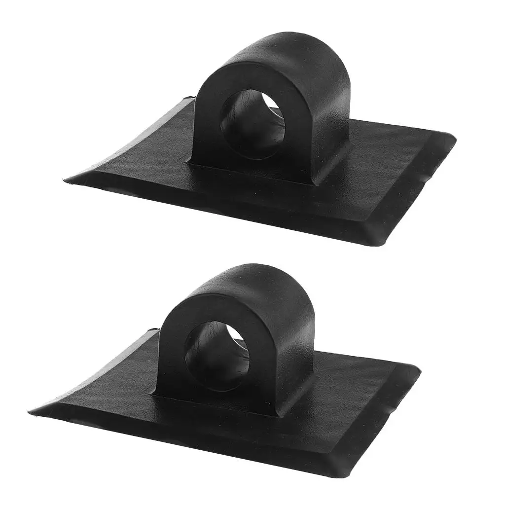 

2 Pieces Kayak Fishing Boat Outboard Engine Motor Mount Stand Holder Bracket Kayak Accessories Hardware Black or White