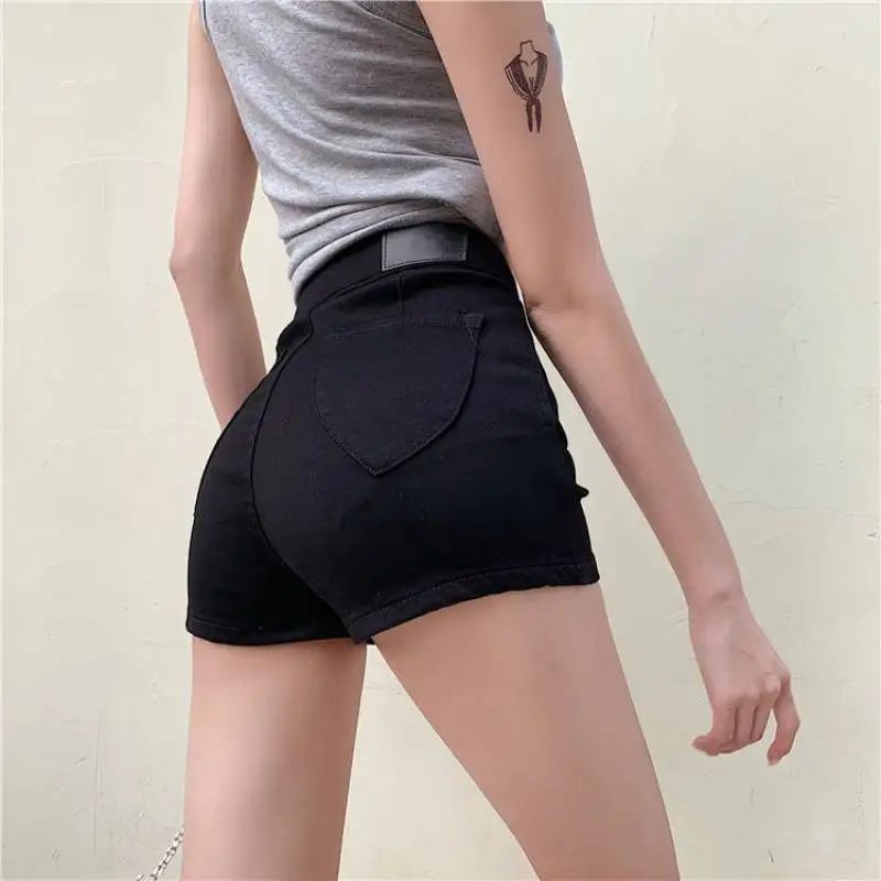 Sexy Shorts For Women Summer Blue Higgh Wasit Jeans Female Korean Style Jeans Slim Fit 2023 Streetwear Y2k Fashion Ultra Shorts