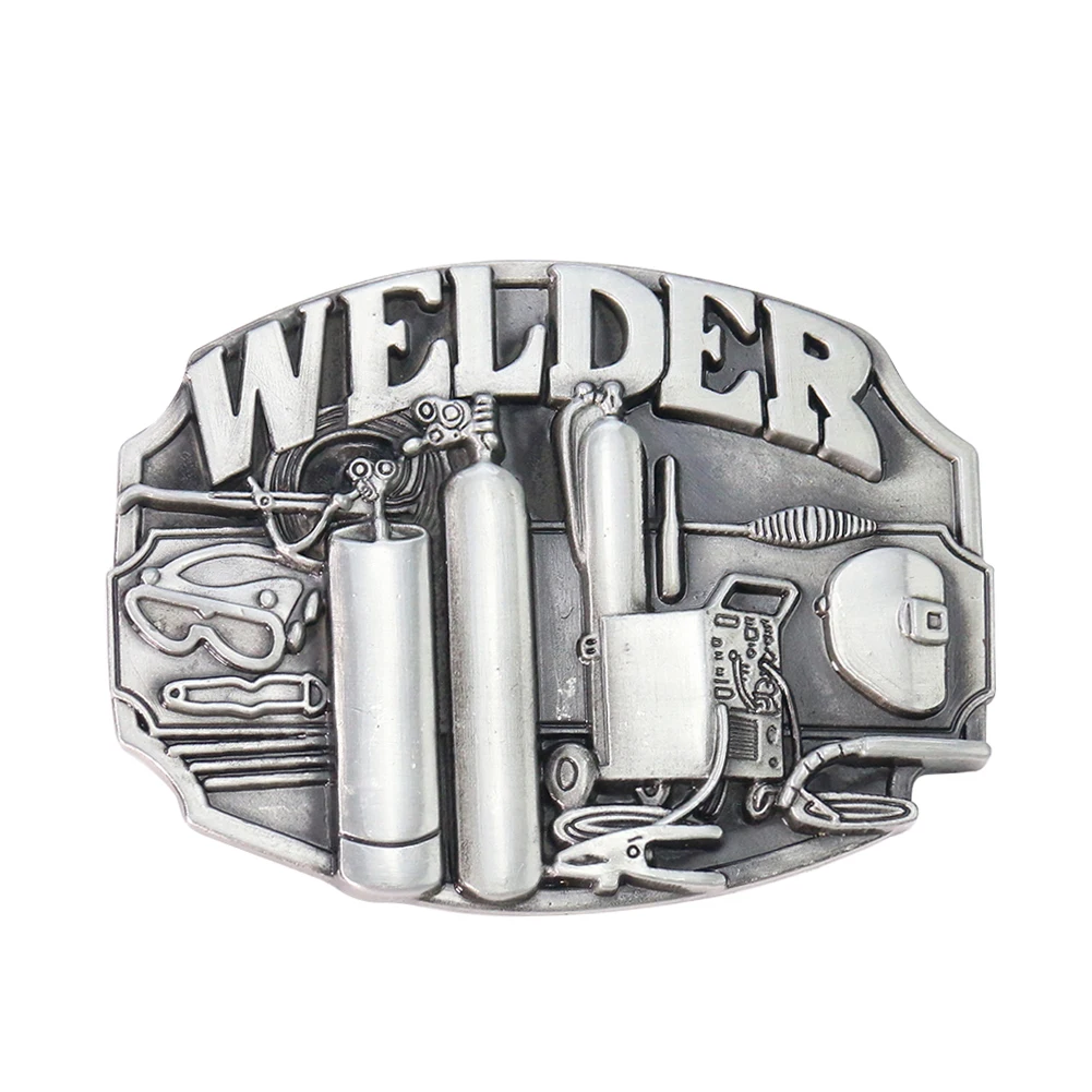

Loop Welder Belt Bucket Retro Western Welding Work Tool Machine Industrial Instrument Leather Crafts Men Jeans Strap Accessory