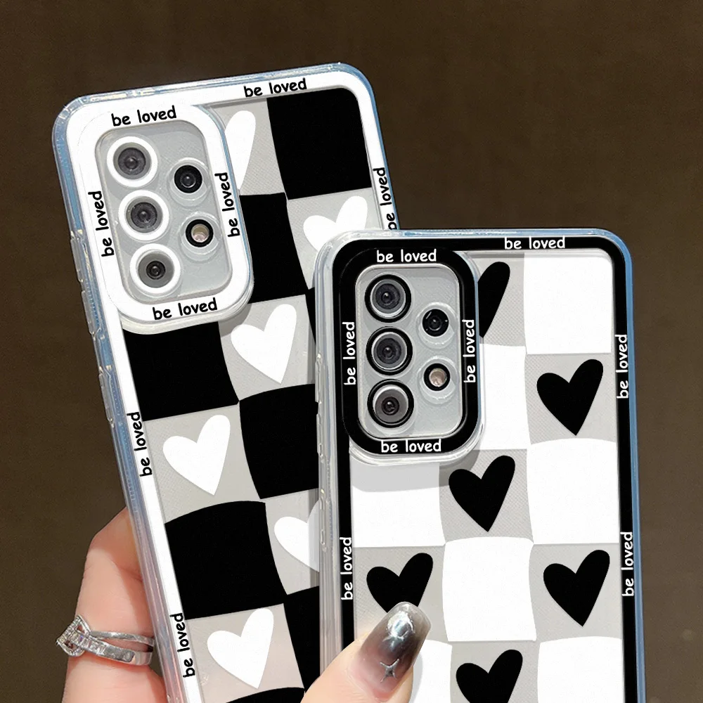 Clear TPU Phone Case For Samsung S24 Ultra A55 A54 5G Funda S23 S22 S21 A52S A53 A33 A35 A34 A71 A73 A05S A03S A72 Bumper Cover