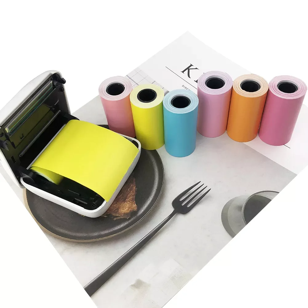 

Красочная фотобумага, рулон термобумаги, самоклеящаяся термобумага для завивки, термопринтер ang