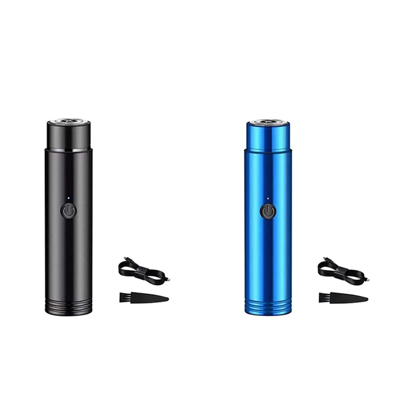 

Portable Mini Electric Shaver,Electric Men's Shaver,Rechargeable Men's Wet And Dry Use Rotary Shaver For Travelers