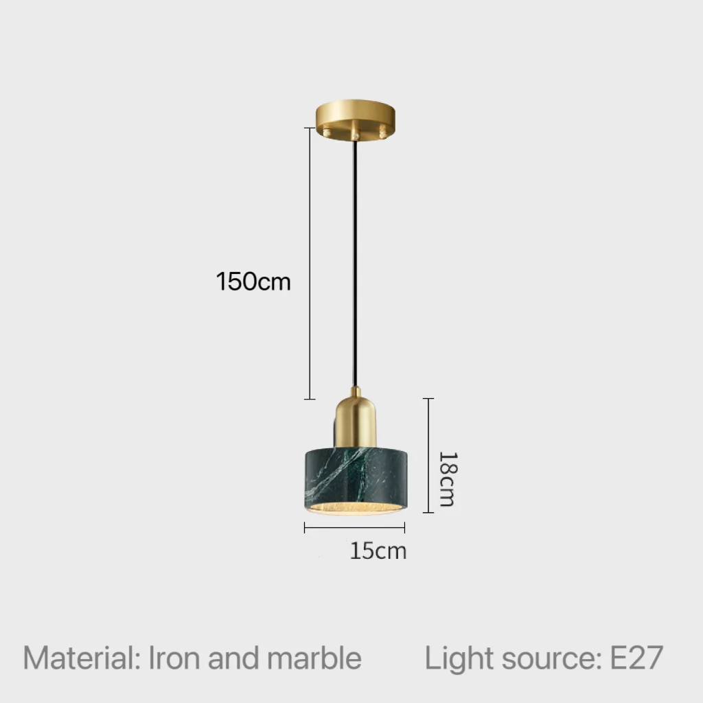 

Подвесная мраморная лампа