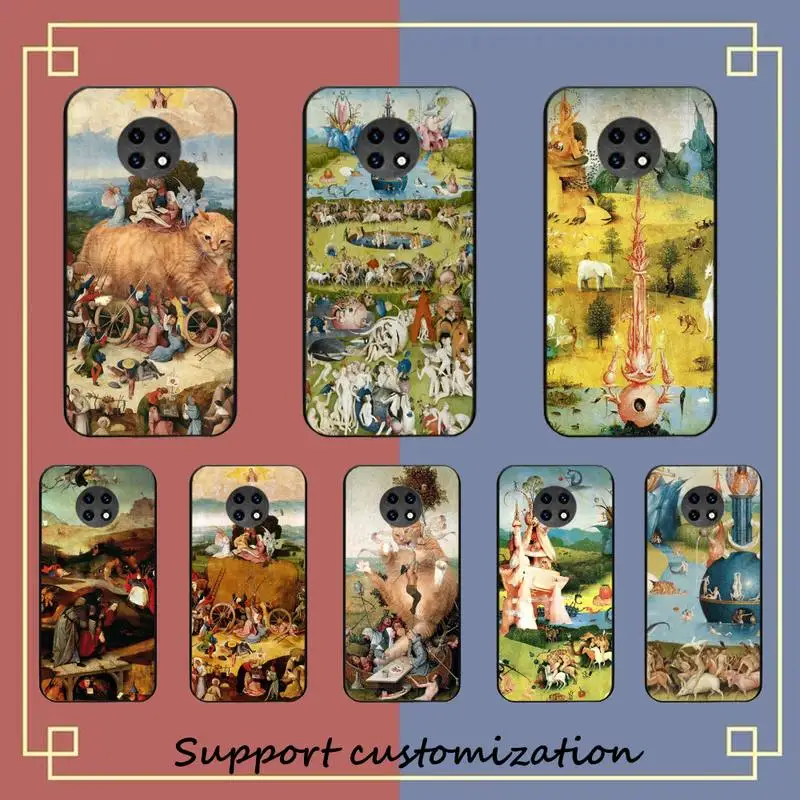 

Hieronymus Bosch Art Painting Phone Case for Redmi Note 8 7 9 4 6 pro max T X 5A 3 10 lite pro