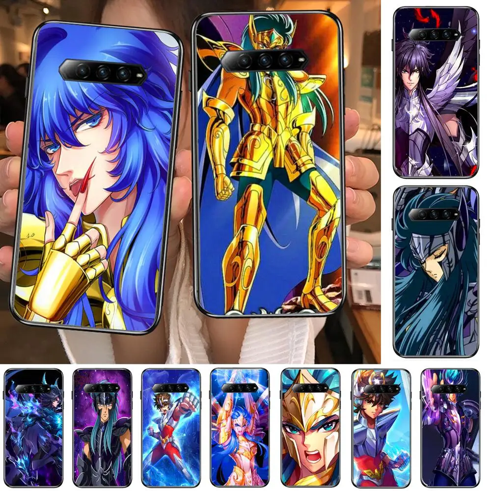 

Cartoon-Fighter spirit Phone Case For xiaomi redmi Black Shark 4 Pro 2 3 3s Cases Helo Black Cover Silicone Back Prett mini cove