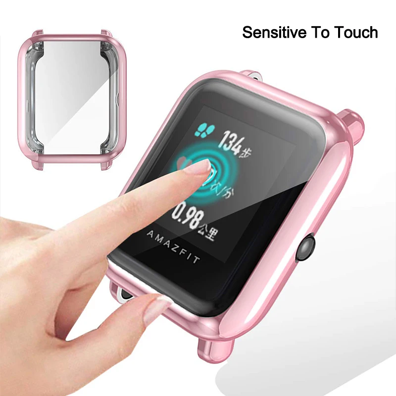 Защитный чехол из ТПУ для часов Amazfit GTS 2 2E 3 4 Huami BIP U Pro S Lite